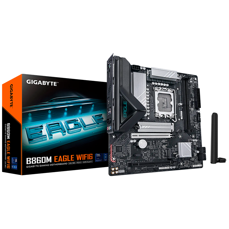 Mother GIGABYTE B860M Eagle WIFI 6 DDR5 - LGA1851