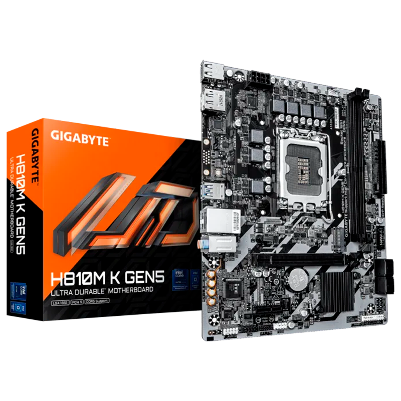 Mother GIGABYTE H810M K Gen5 DDR5 - LGA1851