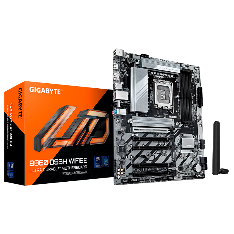 Mother GIGABYTE B860 DS3H WIFI 6E DDR5 - LGA1851