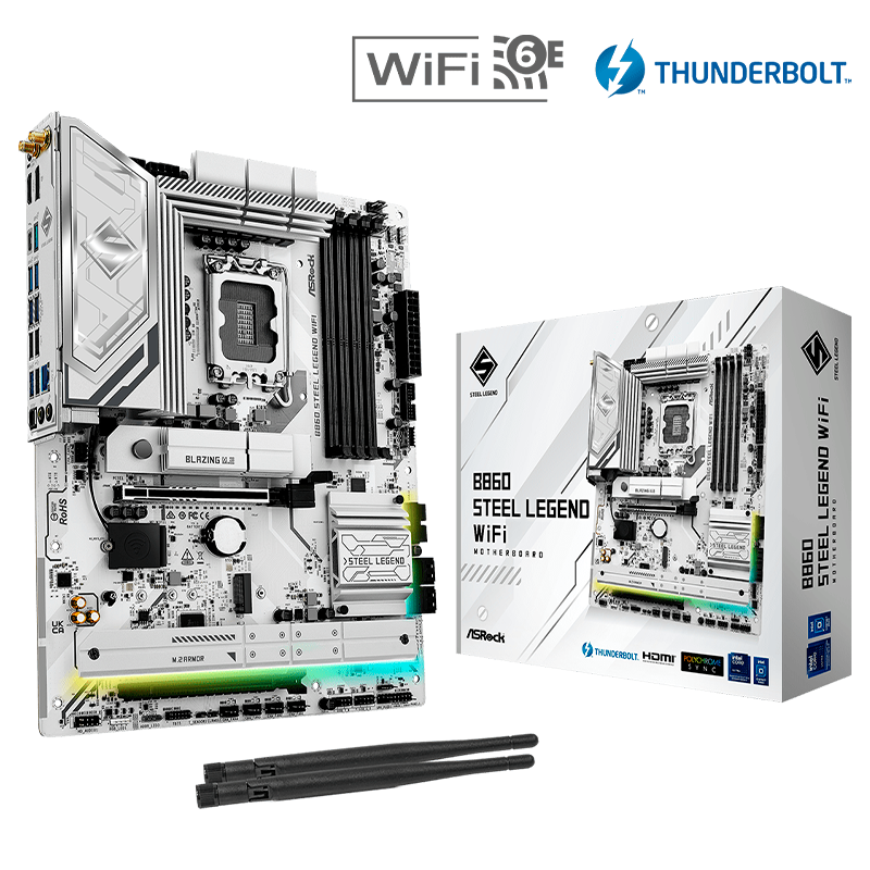 Mother ASRock B860 Steel Legend WIFI DDR5 - LGA1851