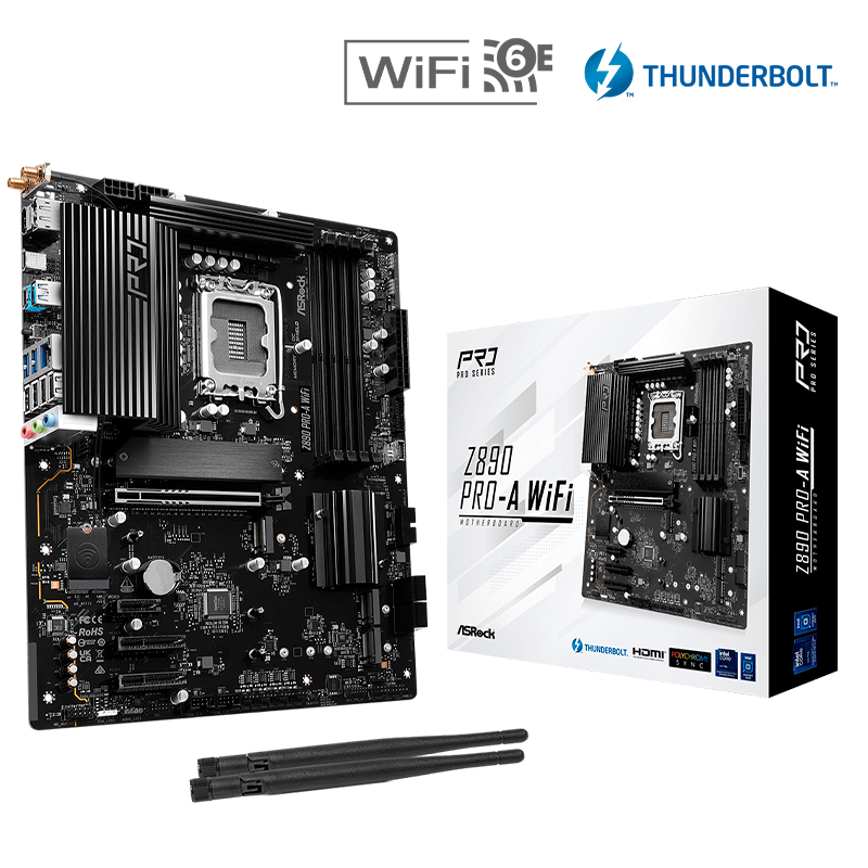 MOTHER ASROCK Z890 PRO-A WIFI DDR5 - LGA1851