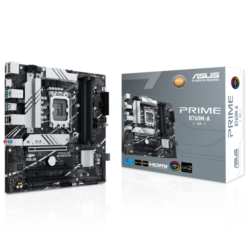 MOTHER ASUS PRIME B760M-A CSM DDR5 - LGA1700