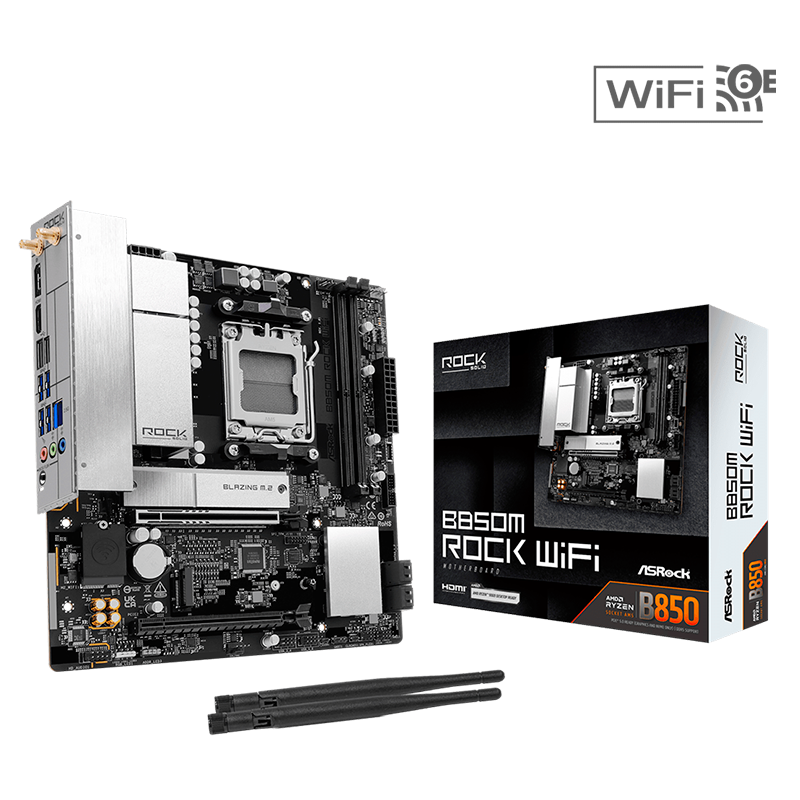 Mother ASRock B850M Rock WIFI DDR5 - AM5