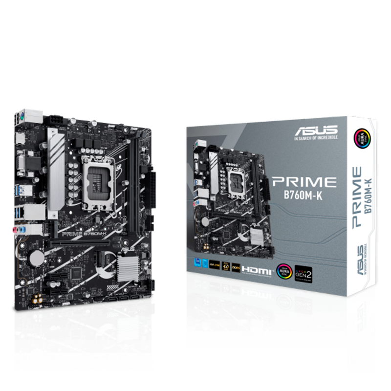 MOTHER ASUS PRIME B760M-K DDR4 - LGA1700