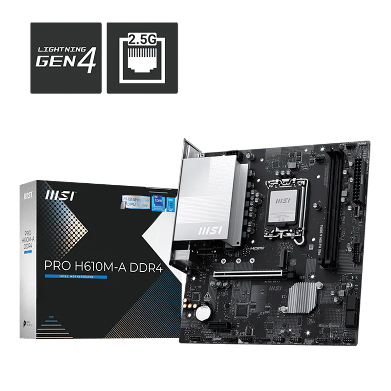 Mother MSI PRO H610M-A DDR4 - LGA1700