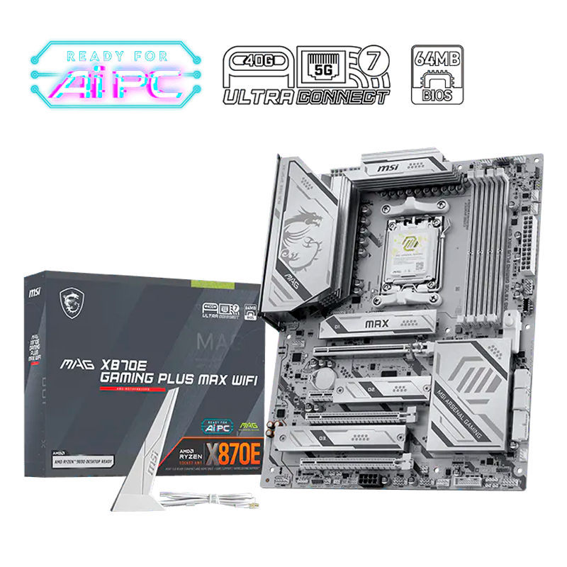 MOTHER MSI MAG X870E GAMING PLUS MAX WIFI DDR5 - AM5