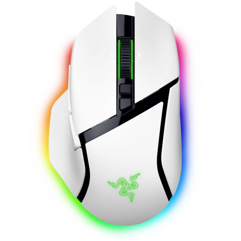 MOUSE RAZER BASILISK V3 PRO WHITE 35K HYPERSPEED WIRELESS