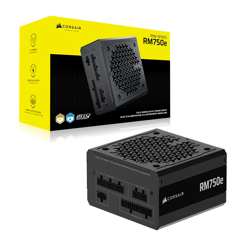 Fuente CORSAIR 750W 80 Plus Gold RME Cybenetics Full Modular PCIE 5.1