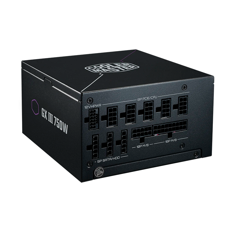 Fuente COOLER MASTER 750W 80 Plus Gold GX3 Full Modular PCIE 5.0