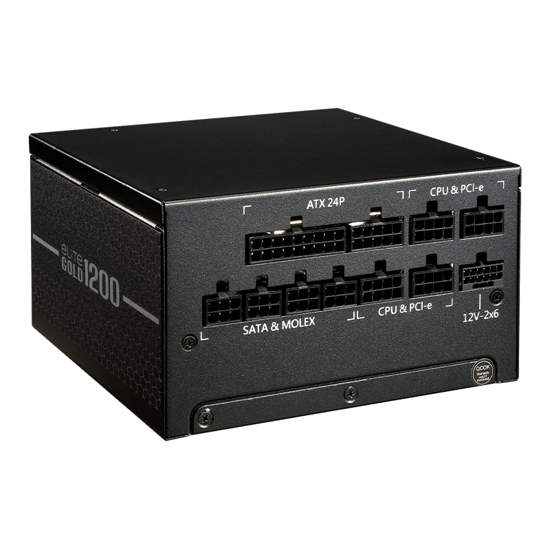 Fuente COOLER MASTER 1200W 80 Plus Gold Full Modilar Elite PCIE 5.1