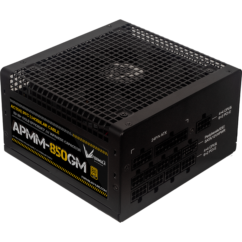 FUENTE FORMULA V 850W 80 PLUS GOLD FULL MODULAR APMM-850GM