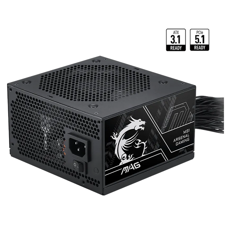 FUENTE MSI MAG 750W 80 PLUS BRONZE A750BN III PCIE 5.1