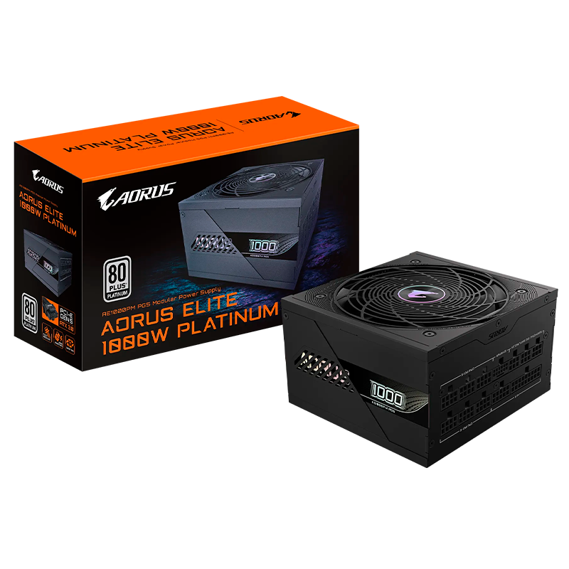 Fuente GIGABYTE 1000W 80 Plus Gold Aorus Elite Full Modular PCIE 5