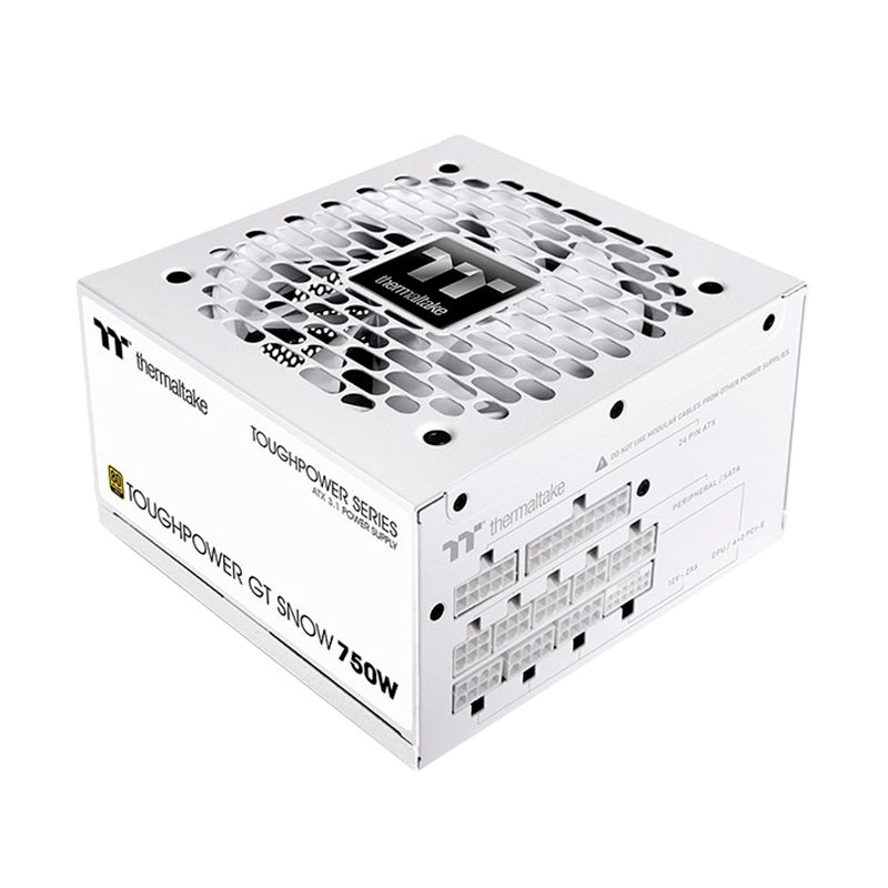 Fuente THERMALTAKE 750W 80 Plus Gold ToughPower GT Snow White Modular PCIE 5.1