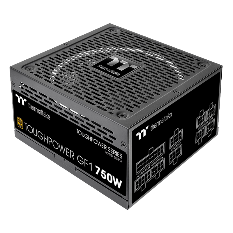 Fuente THERMALTAKE 750W 80 Plus Gold GF1 Full Modular