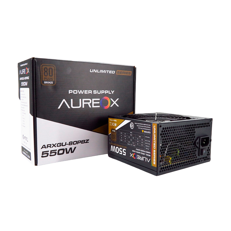 FUENTE AUREOX 550W 80 PLUS BRONZE
