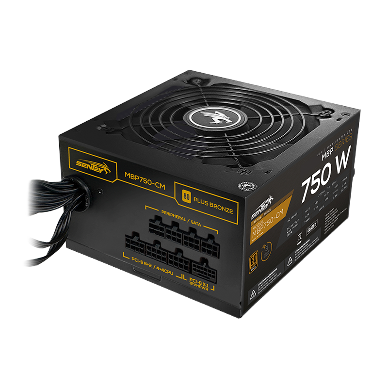 Fuente SENTEY 750W 80 Plus Bronze ATX 3.1 MBP750-CM