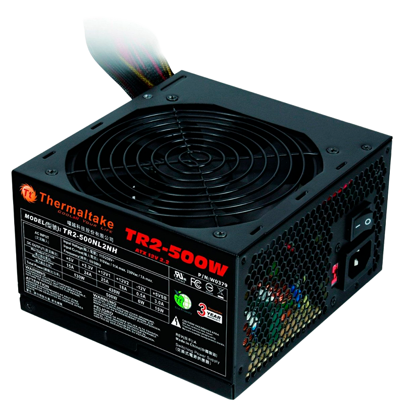 FUENTE THERMALTAKE 500W TR2