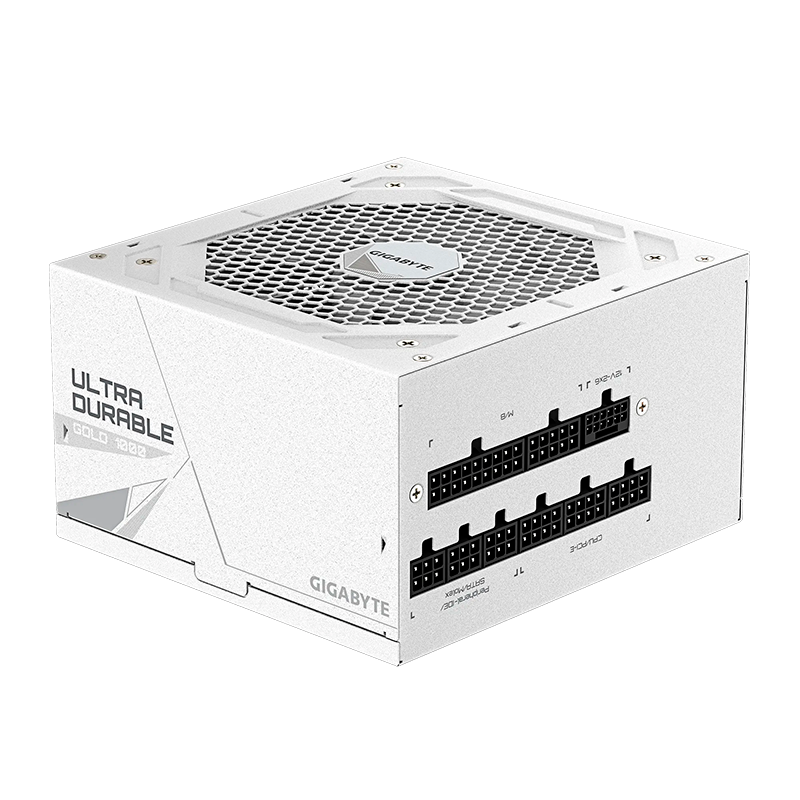 Fuente GIGABYTE 1000W 80 Plus Gold PG5 Full Modular ICE White PCIE 5.0