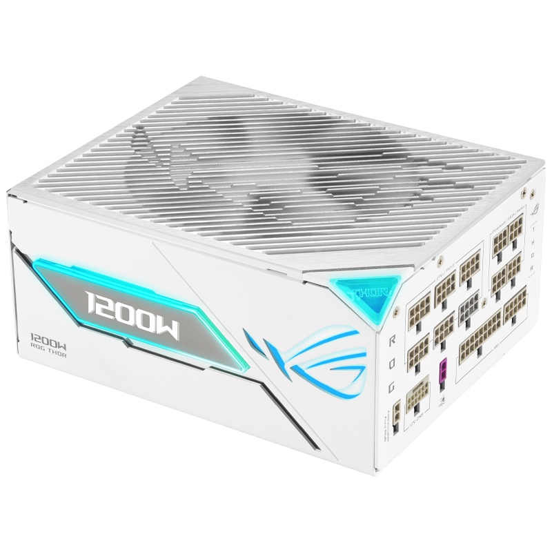 FUENTE ASUS ROG THOR 1200W 80 PLUS PLATINUM 1200P3 WHITE EDITION PCIE 5.1