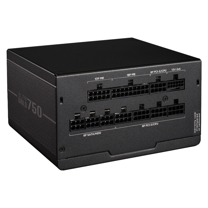 FUENTE COOLER MASTER 750W 80 PLUS GOLD ELITE FULL MODULAR PCIE 5.1