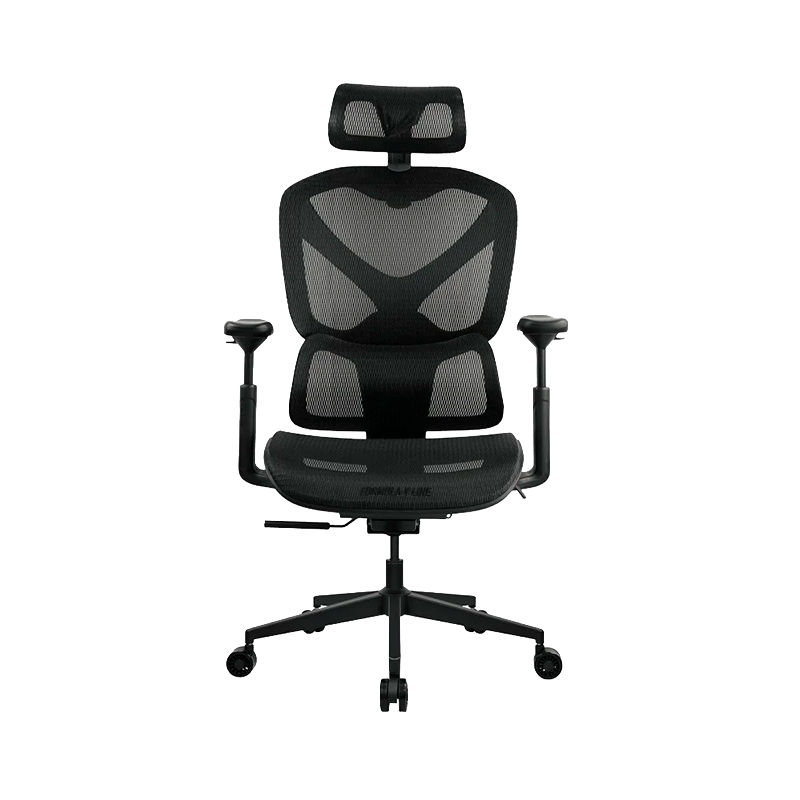 SILLA GAMER FORMULA V ERGOLUX 5 MESH BLACK