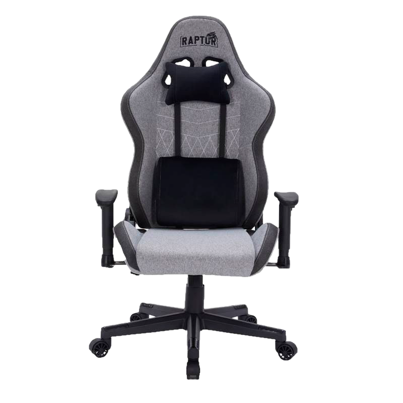 SILLA GAMER RAPTOR THRONE R1 TELA GRIS