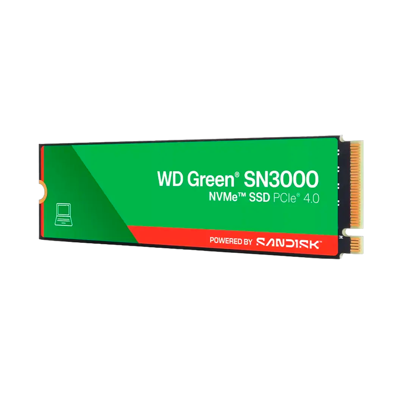 Disco SSD M.2 WESTERN DIGITAL 1TB Green SN3000 NVMe Gen4