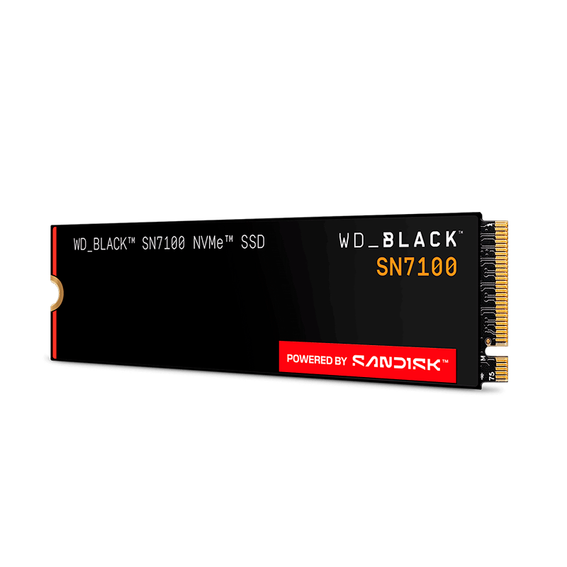 Disco SSD M.2 WESTERN DIGITAL 500GB Black SN7100 NVMe Gen4