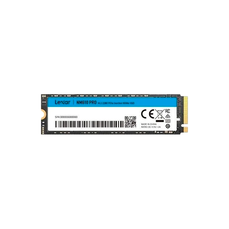 Disco SSD M.2 LEXAR 1TB NM610 Pro NVMe Gen3