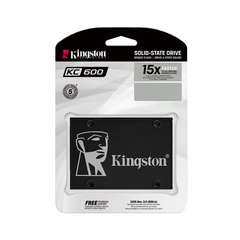 Disco SSD KINGSTON 512GB KC600 SATA