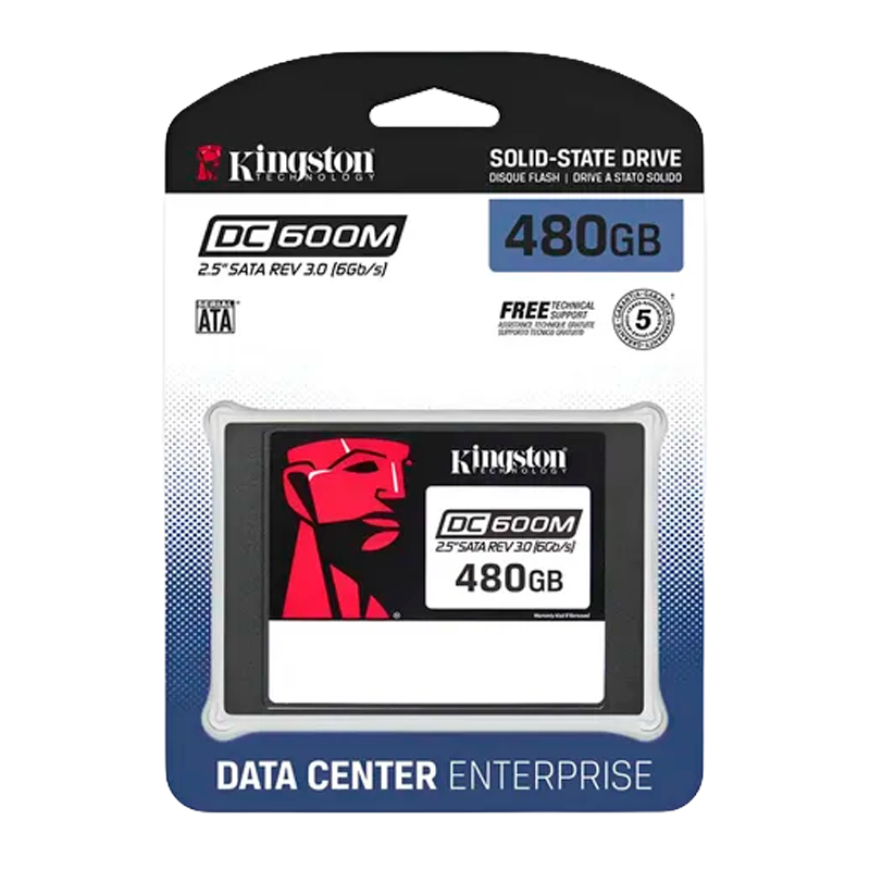 DISCO SSD KINGSTON 480GB DC600M NAND 3D TLC SATA