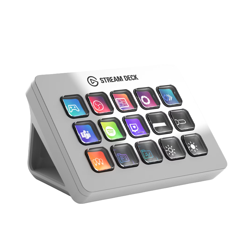 Stream Deck ELGATO MK.2 15 Botones LCD Customizable Blanco