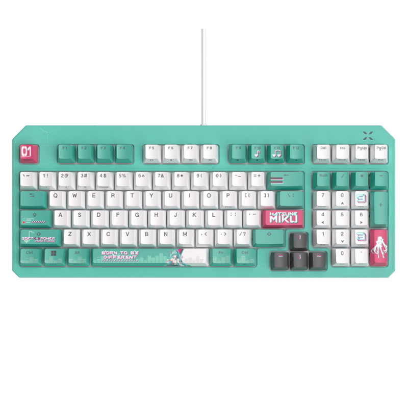 TECLADO ASUS TUF RA09 GAMING K3 GEN II HATSUNE MIKU