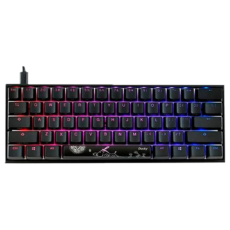 Teclado DUCKY Mecha Mini RGB Cherry Brown RGB PBT Double Shot 60