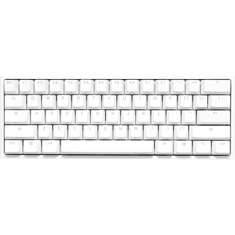 Teclado DUCKY One 2 Mini RGB Cherry MX Brown Double Shot PBT White ISO ESP