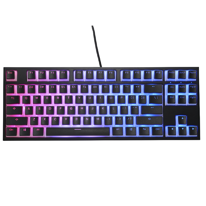 Teclado DUCKY One 2 RGB TKL Pudding Edition RGB Led Cherry MX Blue Double Shot