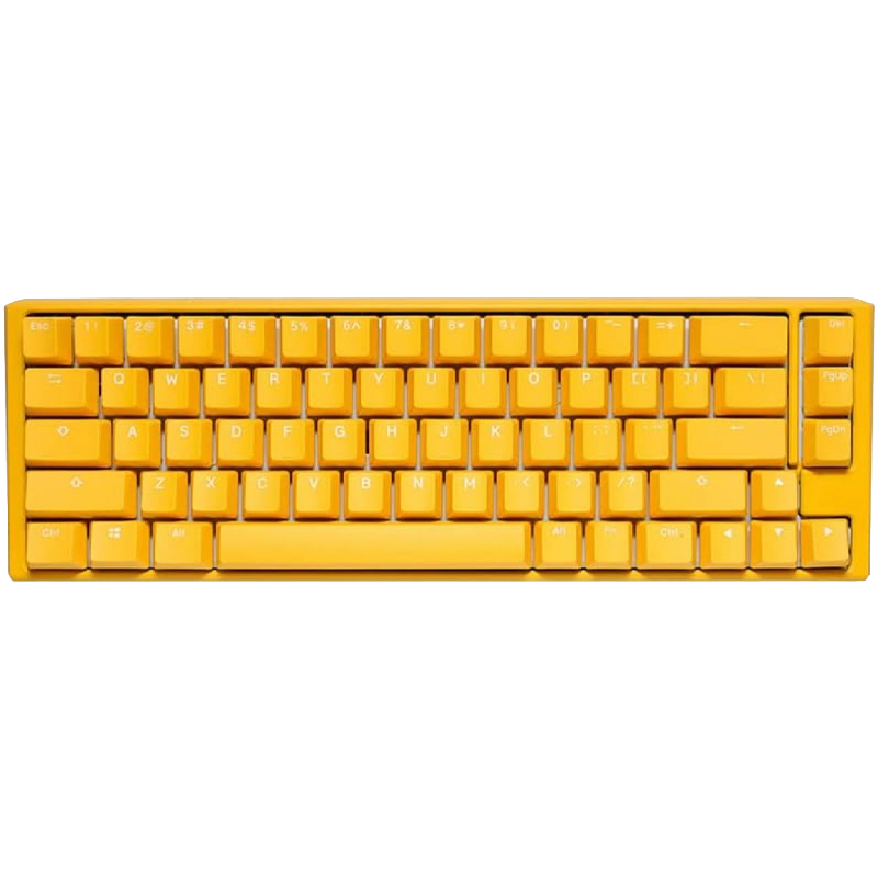 Teclado DUCKY One 3 SF Yellow PBT Double Shot Quack Mechanical Cherry MX Brown