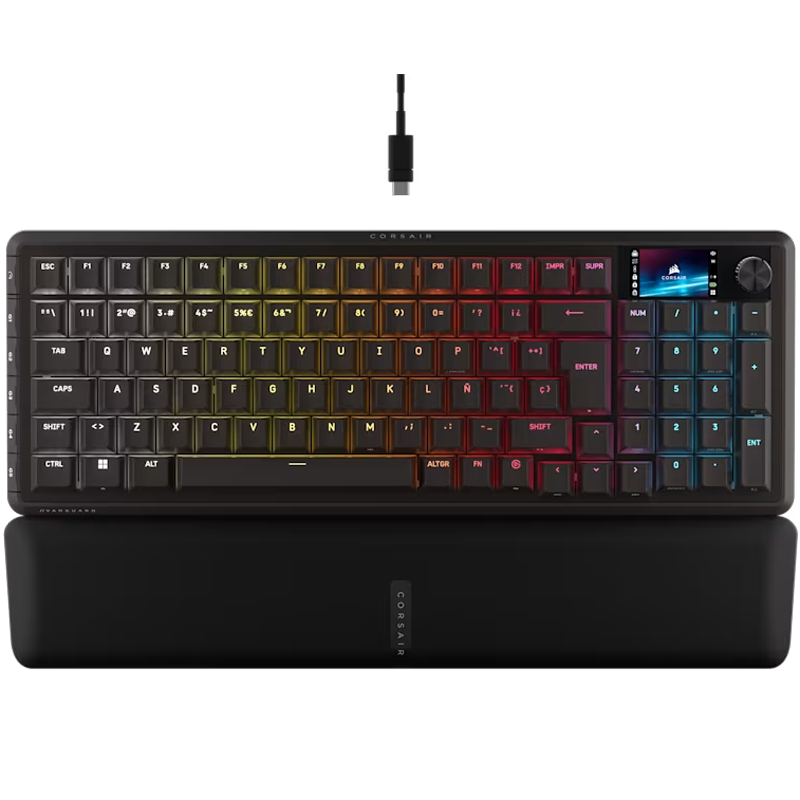 TECLADO CORSAIR VANGUARD 96 WIRELESS MLX PLASMA BLACK
