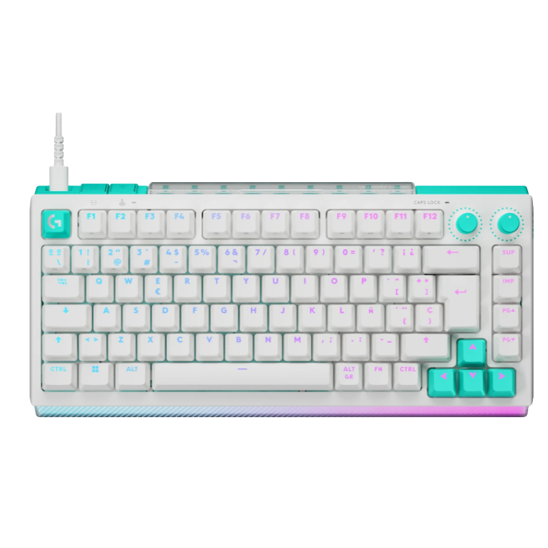 TECLADO LOGITECH G512 X WHITE MEC RGB WIFI 920-013948