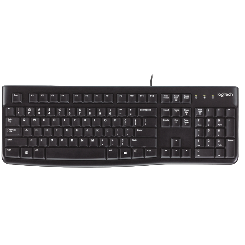 Teclado LOGITECH K120 Black 920-004422