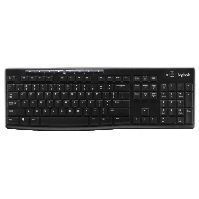TECLADO LOGITECH WIRELESS K270 GRAPHITE 920-004426