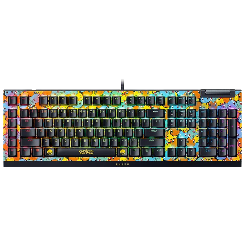 TECLADO RAZER BLACKWIDOW V4 X POKEMON EDITION