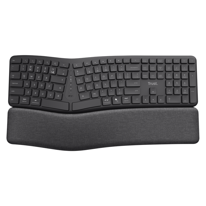 Teclado TRUST Keyra Ergo Multi Wireless ES