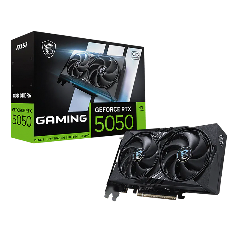 Placa de Video MSI GeForce RTX 5050 Gaming OC 8GB