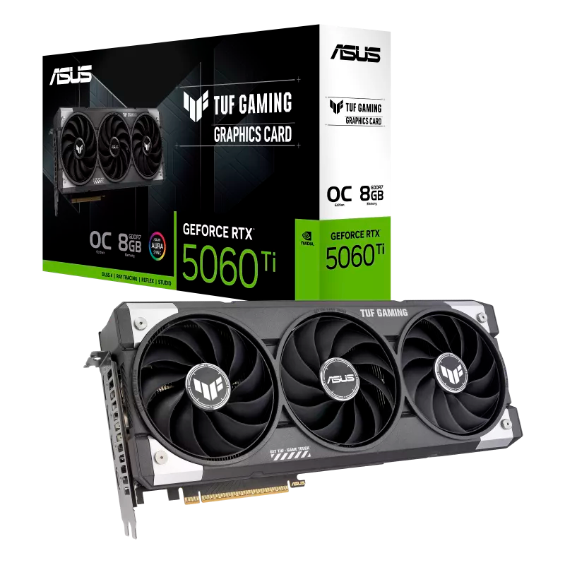 PLACA DE VIDEO ASUS TUF GEFORCE RTX 5060 TI GAMING OC 8GB