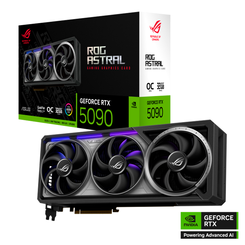 PLACA DE VIDEO ASUS ROG ASTRAL GEFORCE RTX 5090 OC 32GB