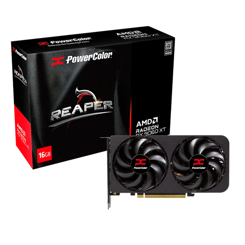 PLACA DE VIDEO POWERCOLOR RADEON RX RX 9060 XT REAPER 16GB