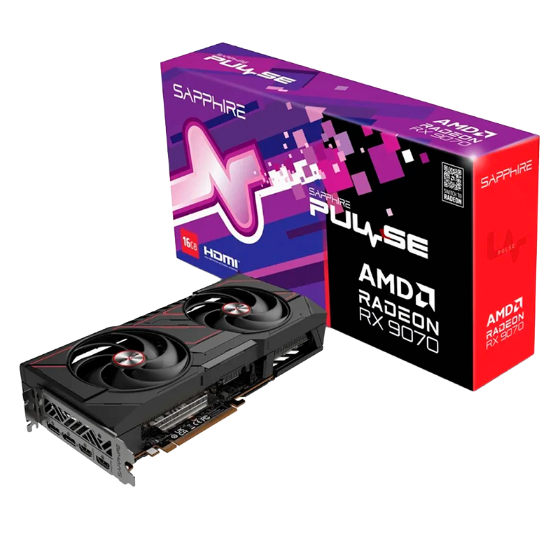 PLACA DE VIDEO SAPPHIRE RADEON RX 9070 PULSE 16GB