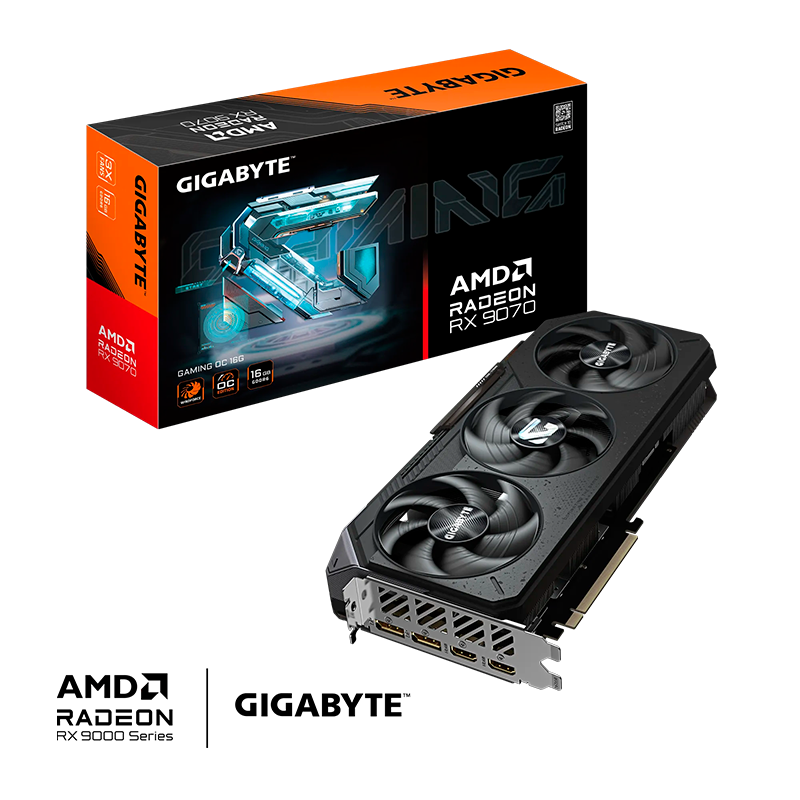 PLACA DE VIDEO GIGABYTE RADEON RX 9070 GAMING 16GB